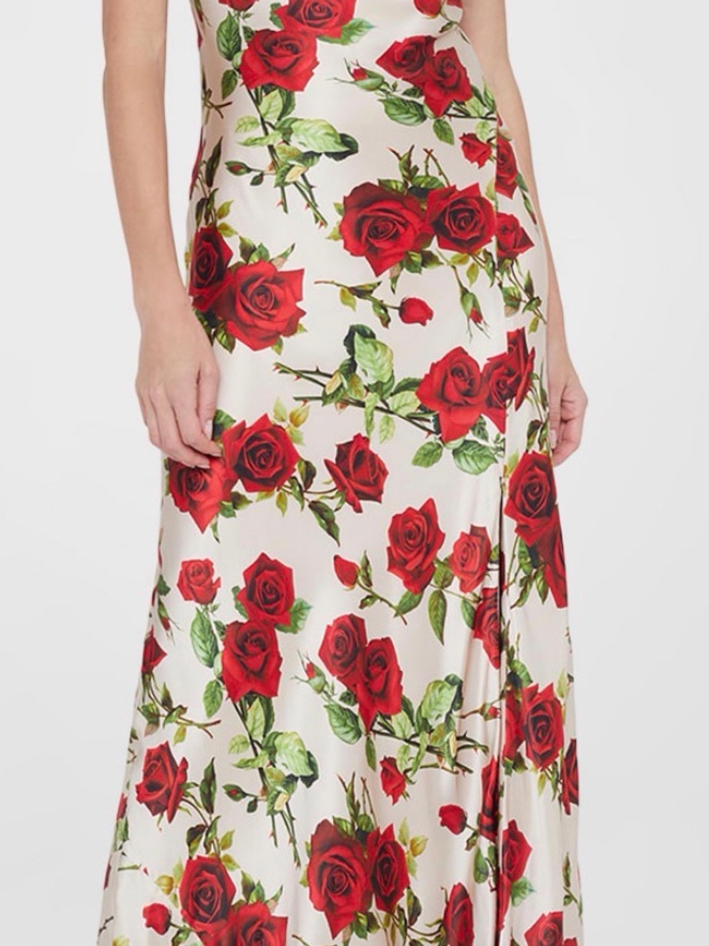 L’Agence Rose Venice Cowl-Neck Lace Gown - Picture 4 of 5